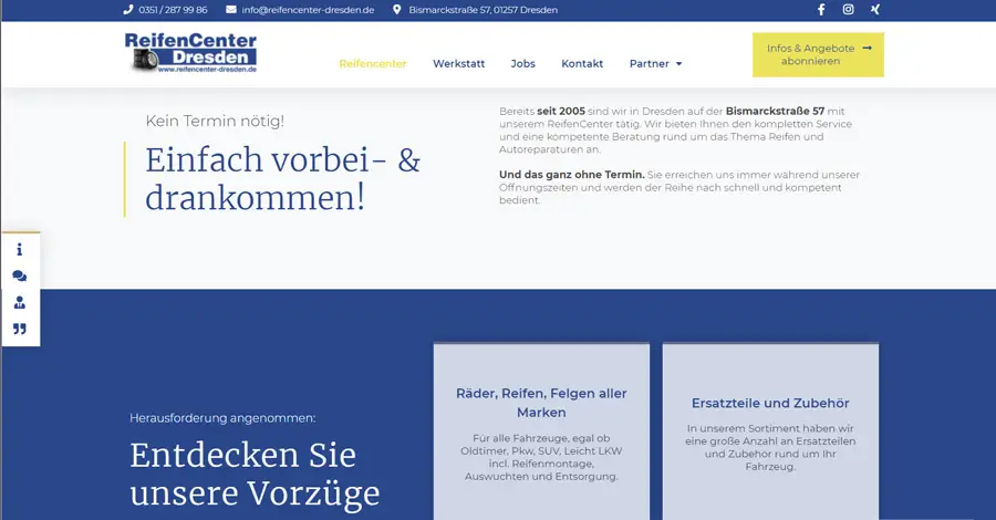 Reifencenter Dresden Werkstatt
